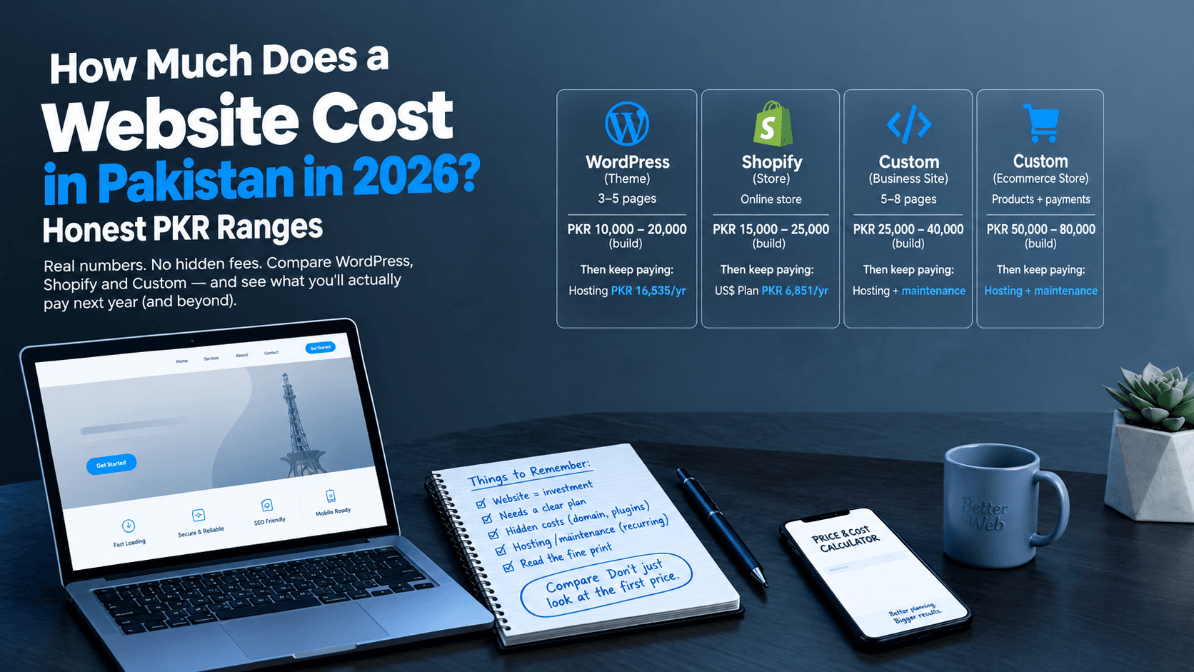 How Much Does a Website Cost in Pakistan in 2026?